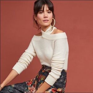 Anthropologie Moth Criss Cross Pull over